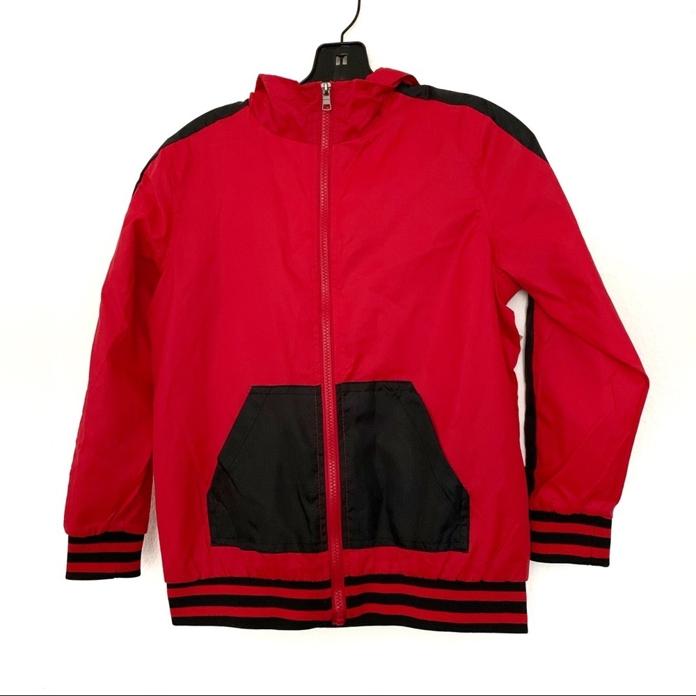 Red Boys Windbreaker Size M